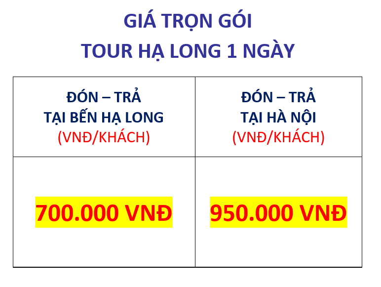 Ha Long 1 Ngay Tau 3 Sao 6 Tieng
